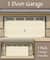 Household Essentials Black Premium Carriage House Garage Door Magnet Set